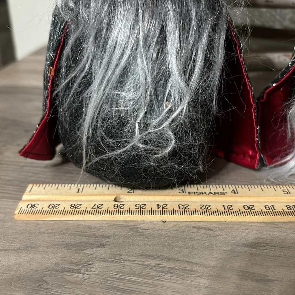 NWOT TWO PLUSH HALLOWEEN VAMPIRE WITCH GNOMES WITH CAPES